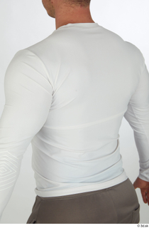 Joel dressed sports upper body white long sleeve shirt 0004.jpg